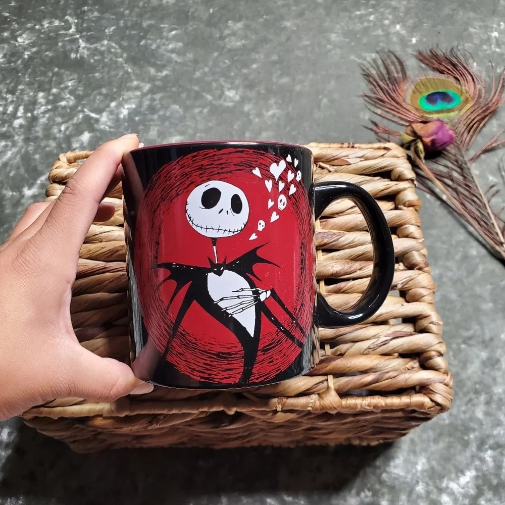 Disney Jack Skelington Heart Mug